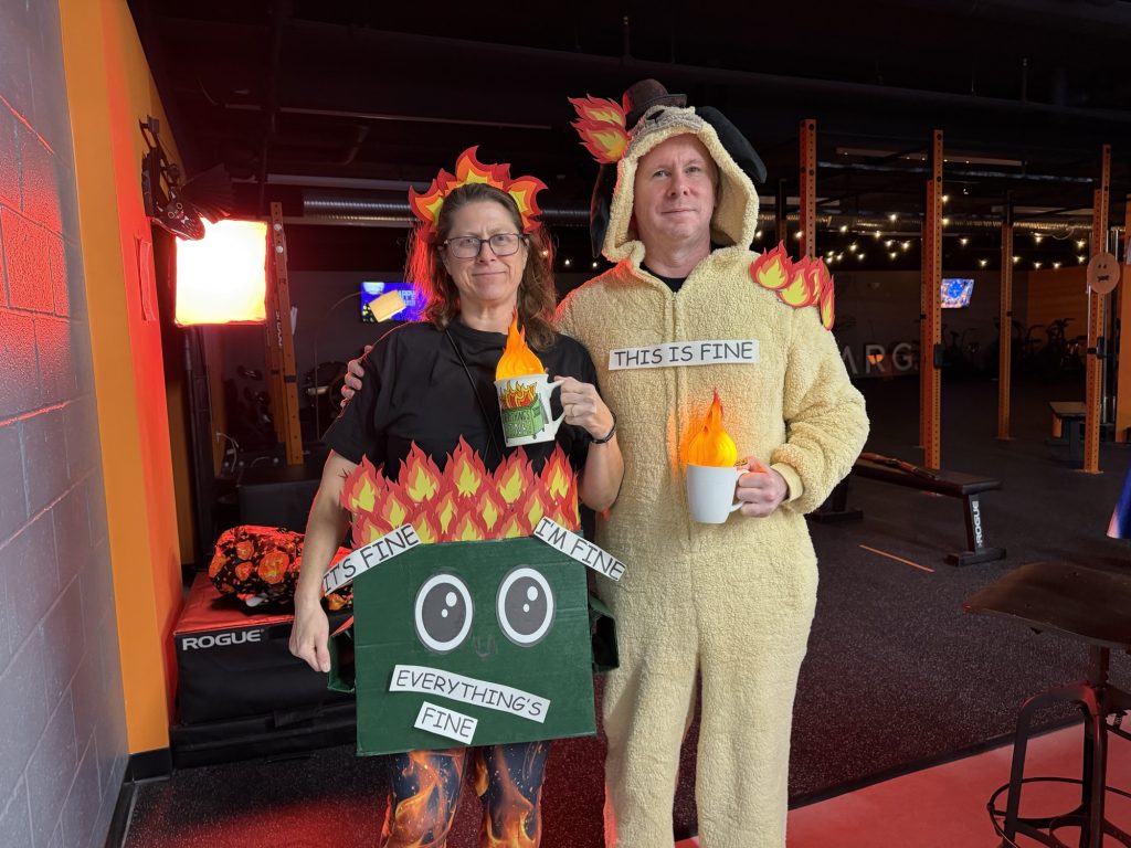 Stacy Mizrahi at Halloween party